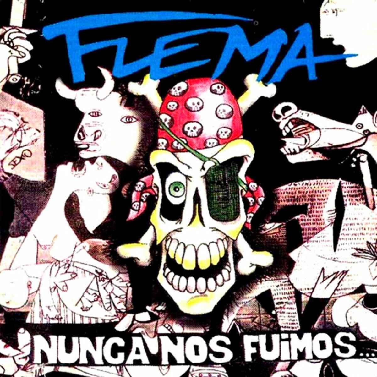 Tapa de Nunca nos fuimos, disco de Flema