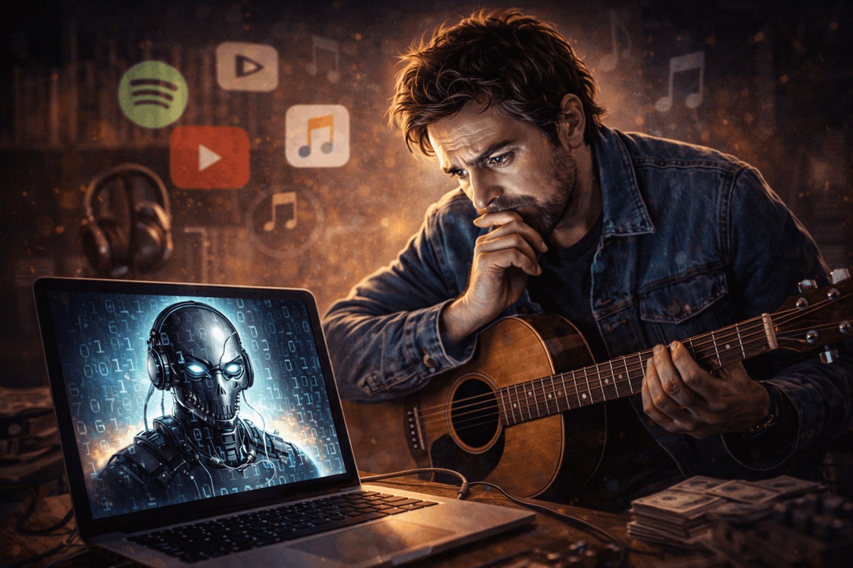 Un músico fue acusado de usar inteligencia artificial para estafar a plataformas de streaming