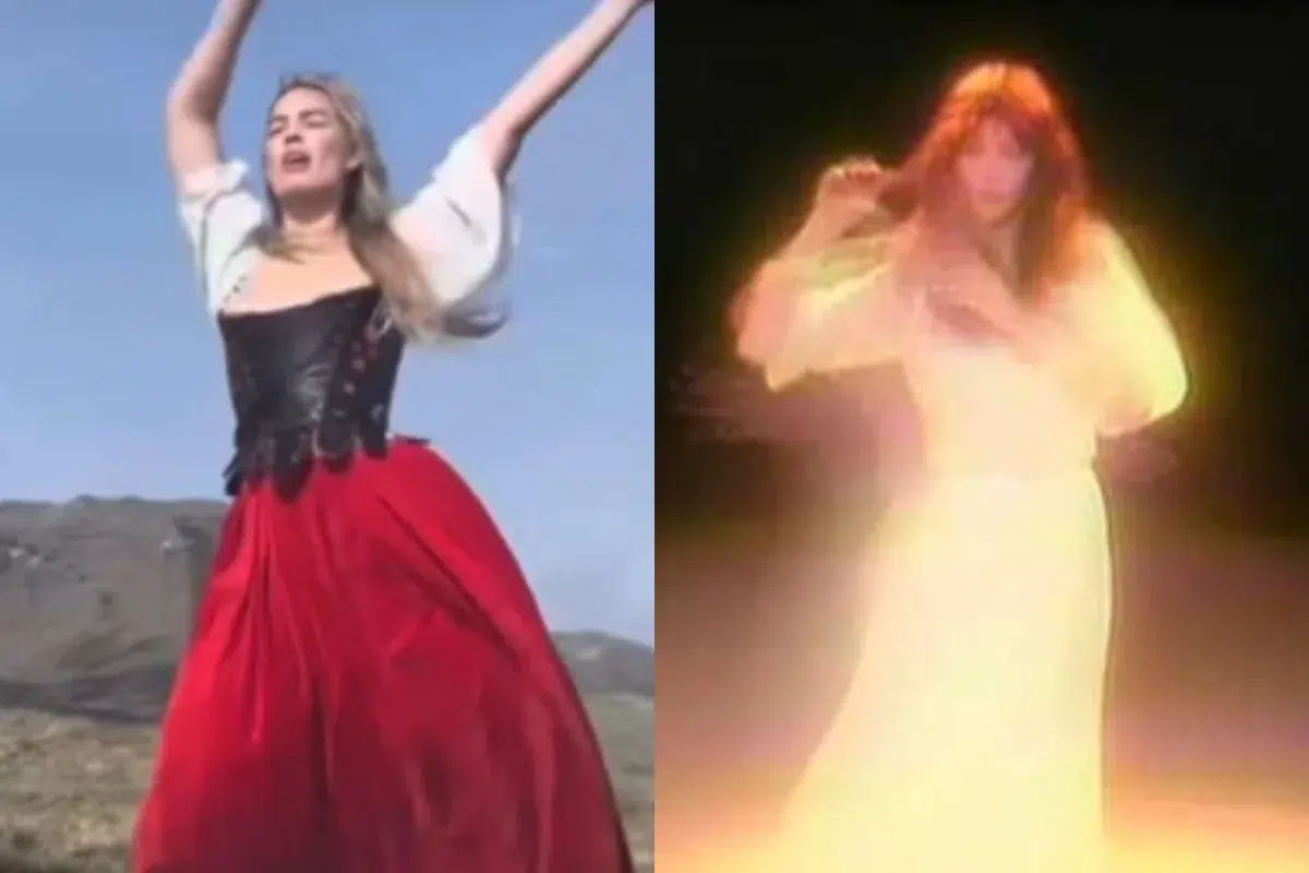 Margot Robbie recreó el baile de Kate Bush en el video de "Wuthering Heights" Margot Robbie recreó el baile de Kate Bush en el video de "Wuthering Heights"