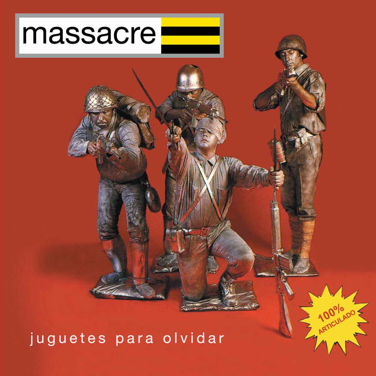 Tapa de Juguetes para olvidar, disco de Massacre