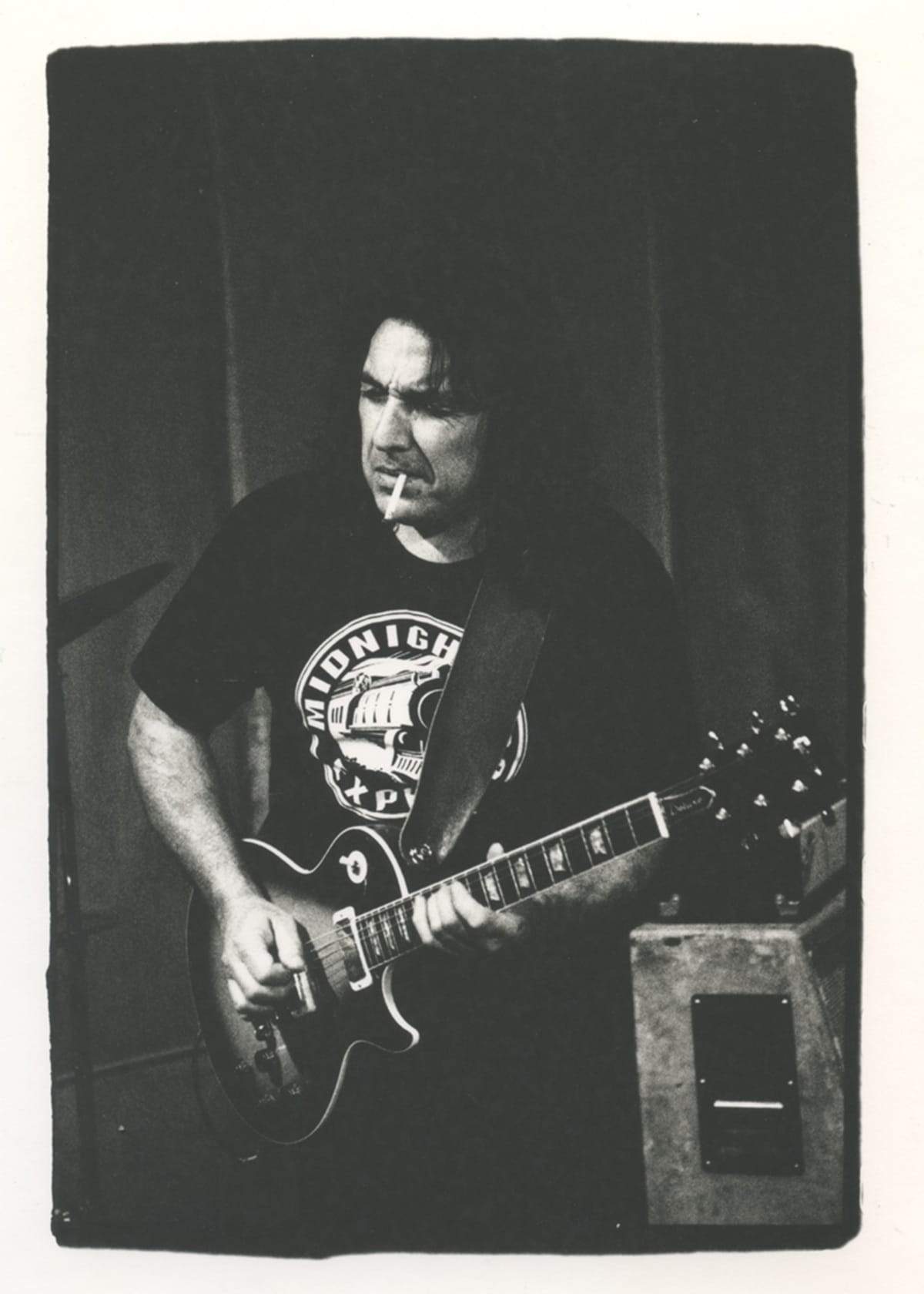 Pappo fotografiado por Alejandra Palacios, a mediados de los '90.