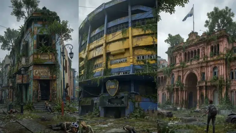 Así se verían Buenos Aires y otras ciudades argentinas si el apocalipsis de The Last of Us fuera real
