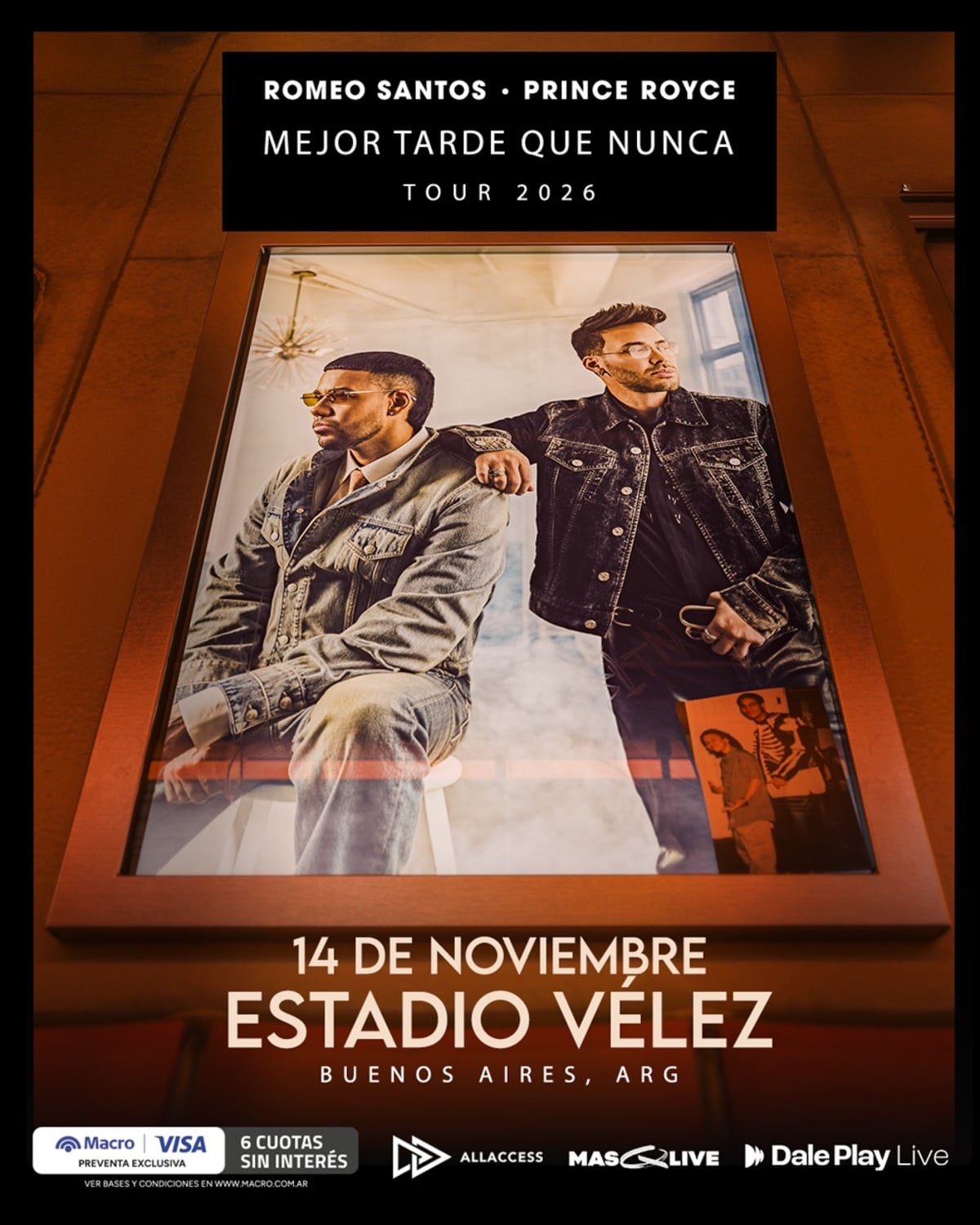 Romeo Santos y Prince Royce en Argentina