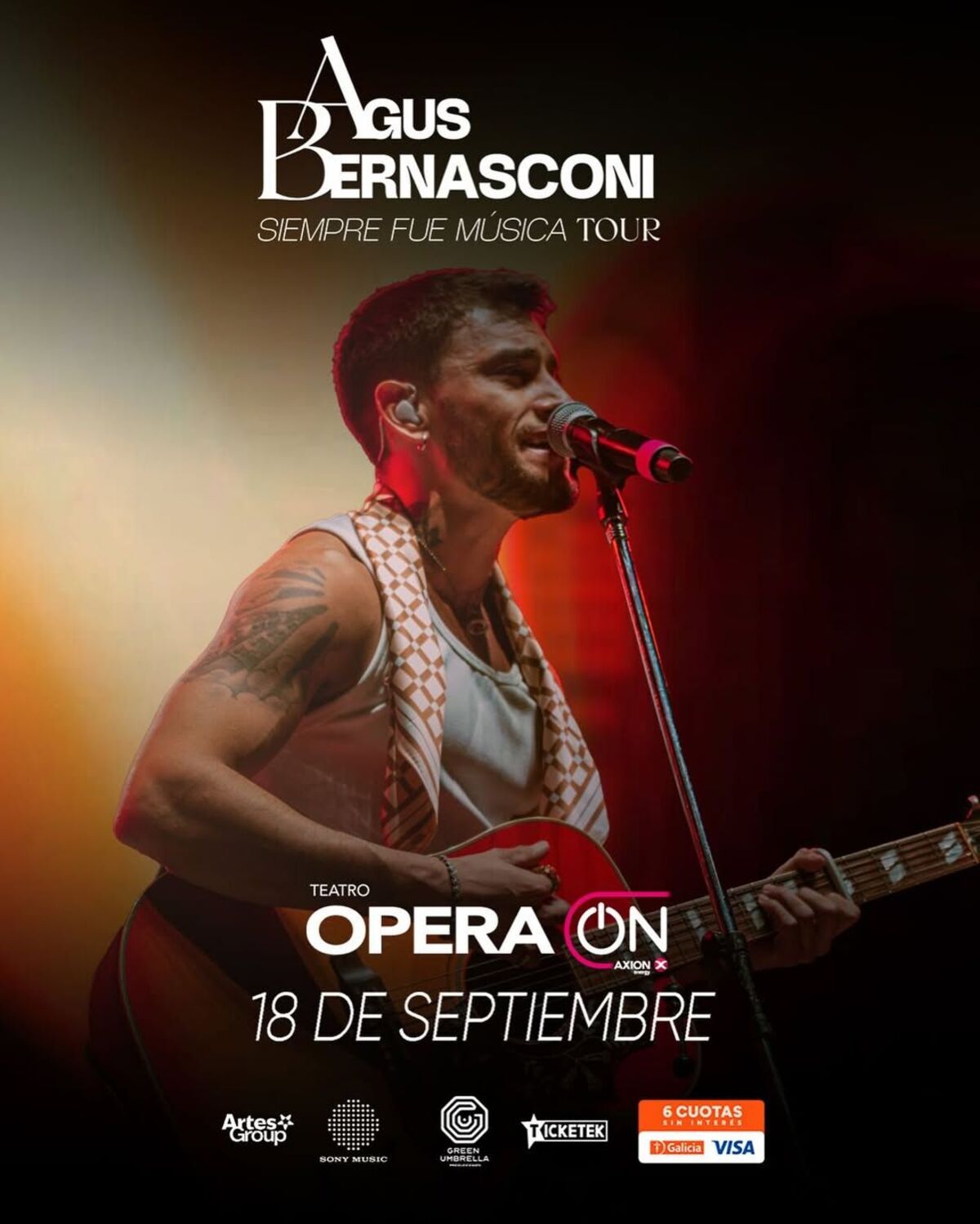 Agustín Bernasconi en Teatro Ópera