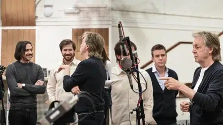 Paul McCartney sorprendió a una banda mientras grababa en Abbey Road Los Mesoneros y Paul McCartney