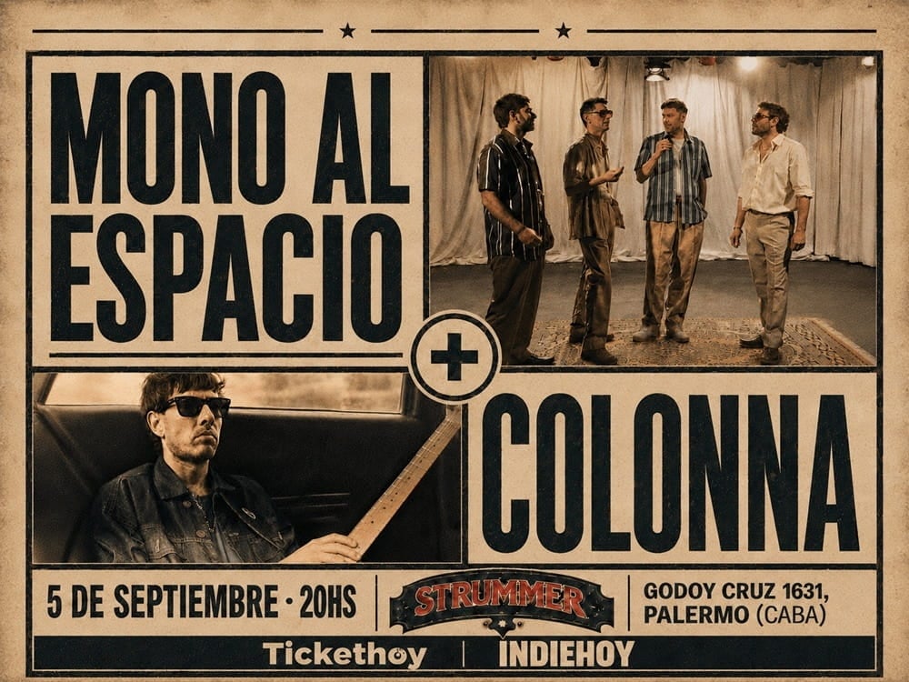 Mono al Espacio + Colonna en Strummer