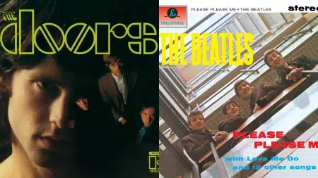 5 discos grandiosos que se grabaron en menos de una semana The Doors - The Doors (1967) y The Beatles - Please Please Me (1963)