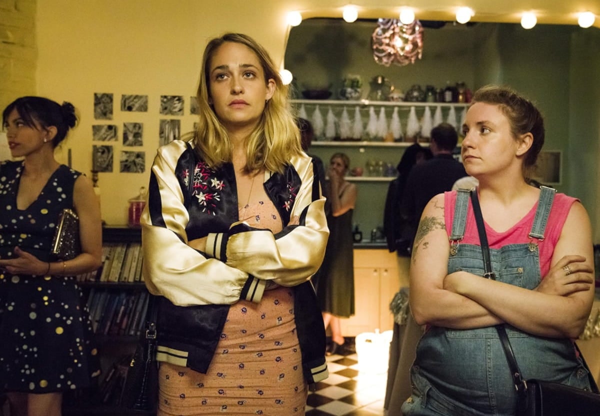 Lena Dunham y Jemima Kirke en Girls (2012)