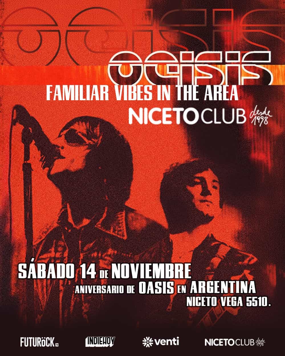 Oeisis en Niceto Club
