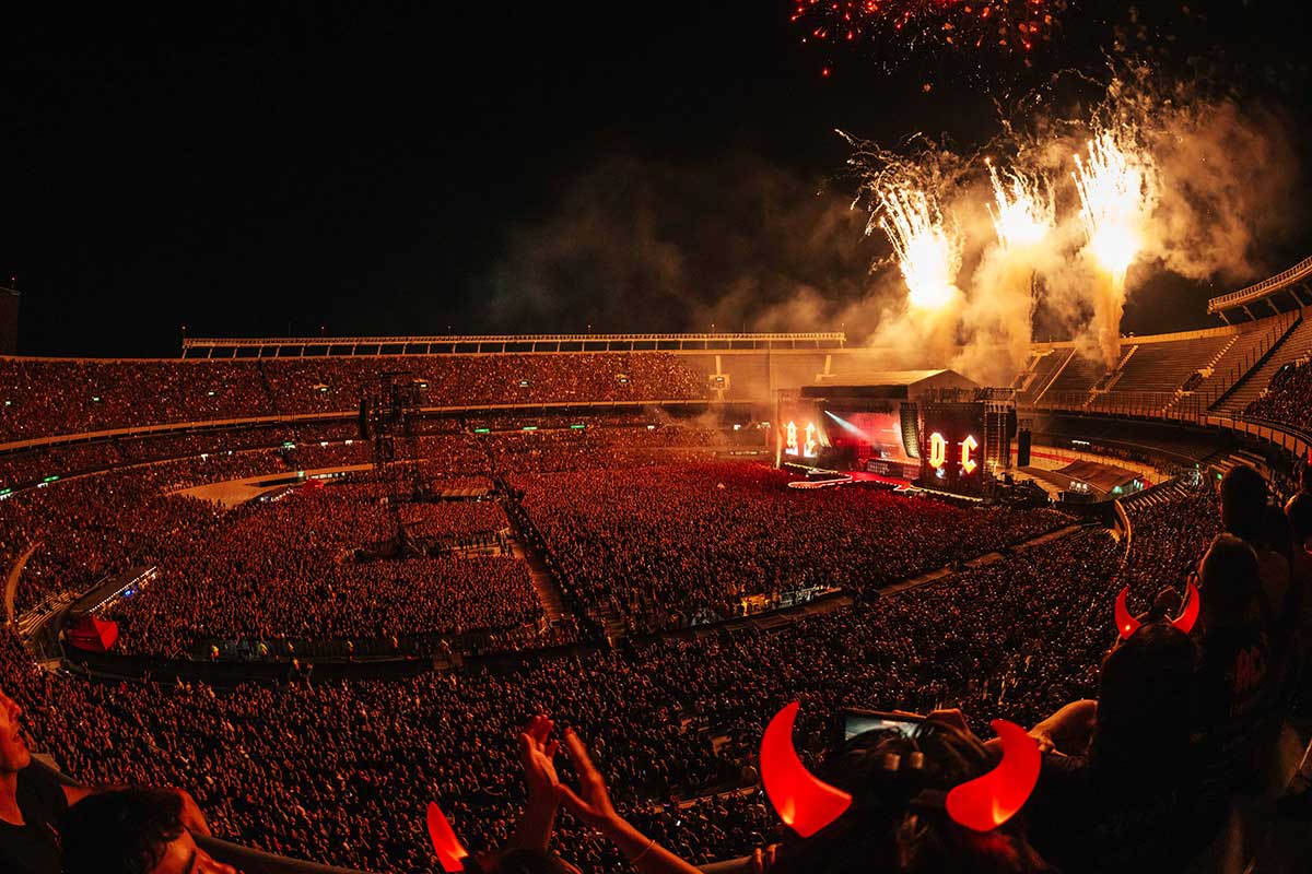 AC/DC en su show del 31/03 en Buenos Aires