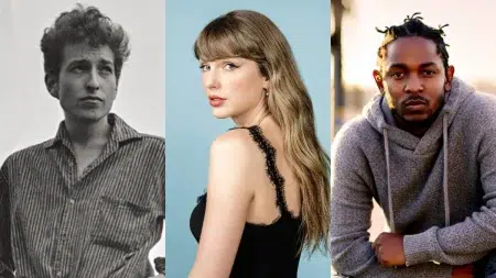 Los 30 mejores cantautores vivos de Estados Unidos según especialistas Bob Dylan / Taylor Swift / Kendrick Lamar