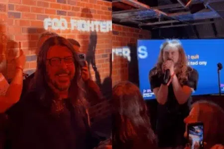 Dave Grohl cantó con un fan en un evento de Foo Fighters: El video Dave Grohl cantando con un fan en evento de Foo Fighters