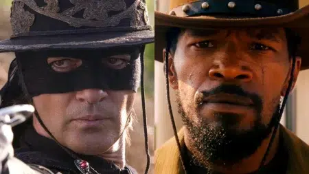El Zorro y Django compartirán pantalla en una nueva película Antonio Banderas como El Zorro y Jamie Foxx como Django