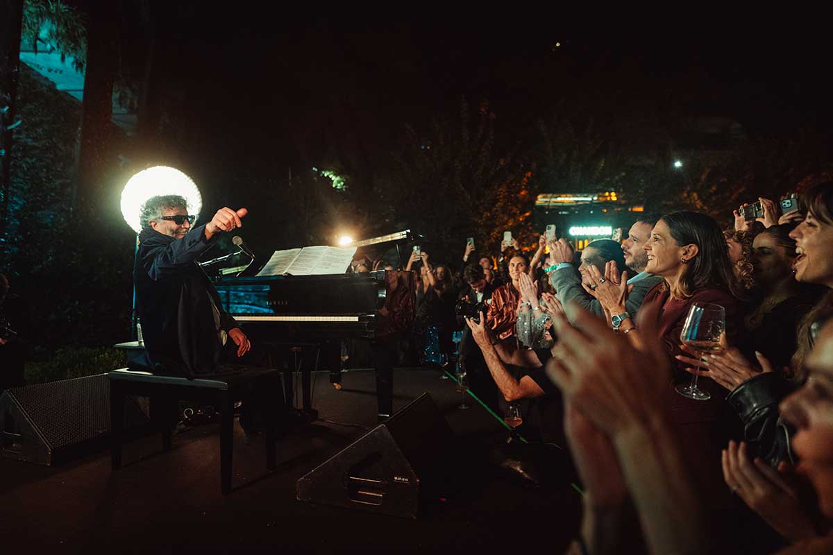 Fito Páez en el cierre de una nueva edición de Chandon Home Experience by Argenta.ft