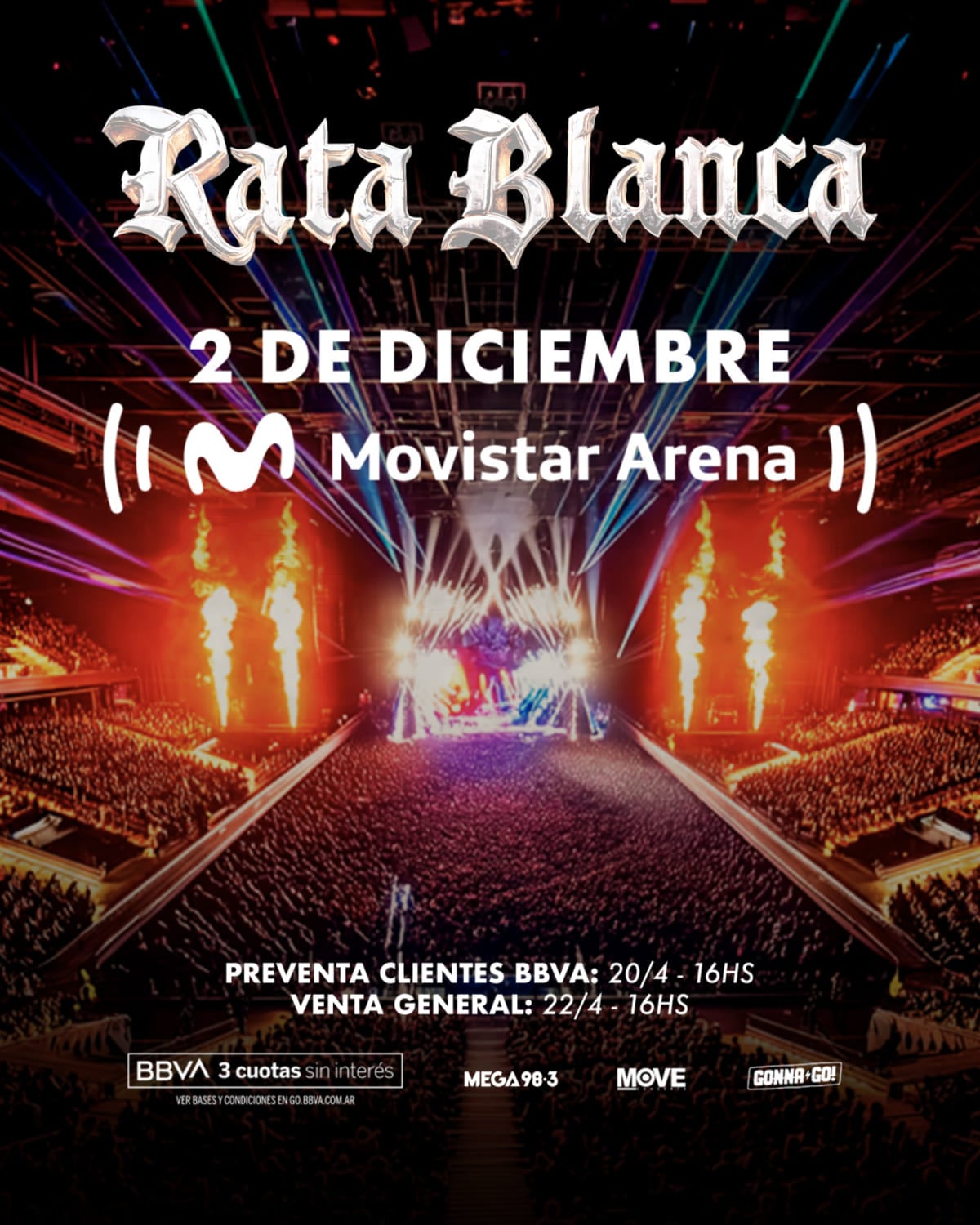 Rata Blanca en Movistar Arena