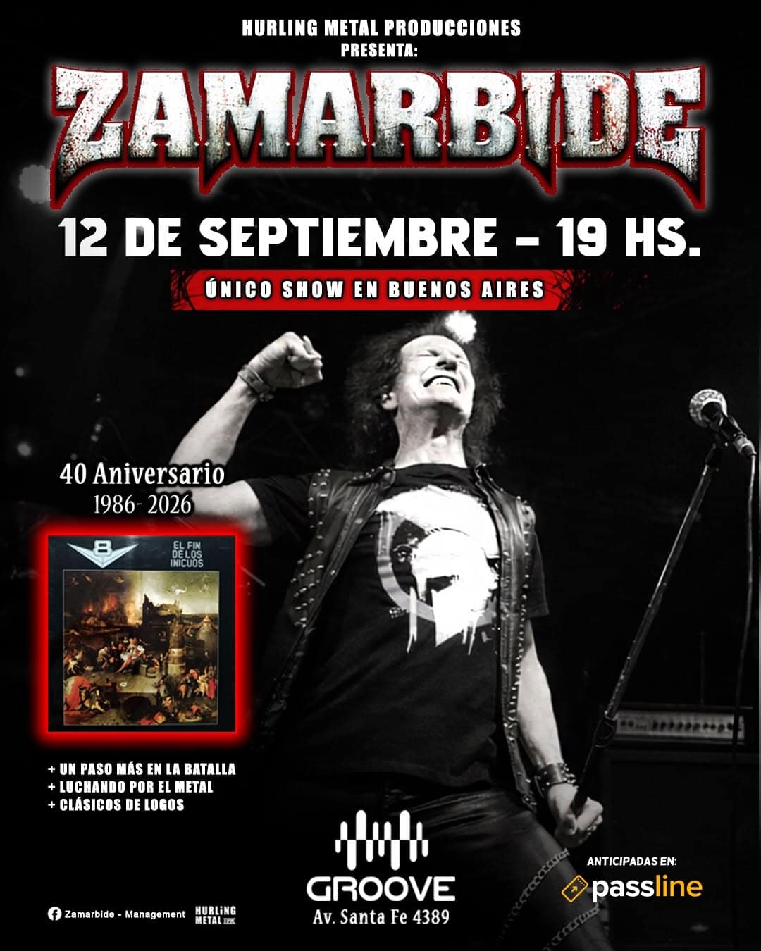 Beto Zamarbide en Groove
