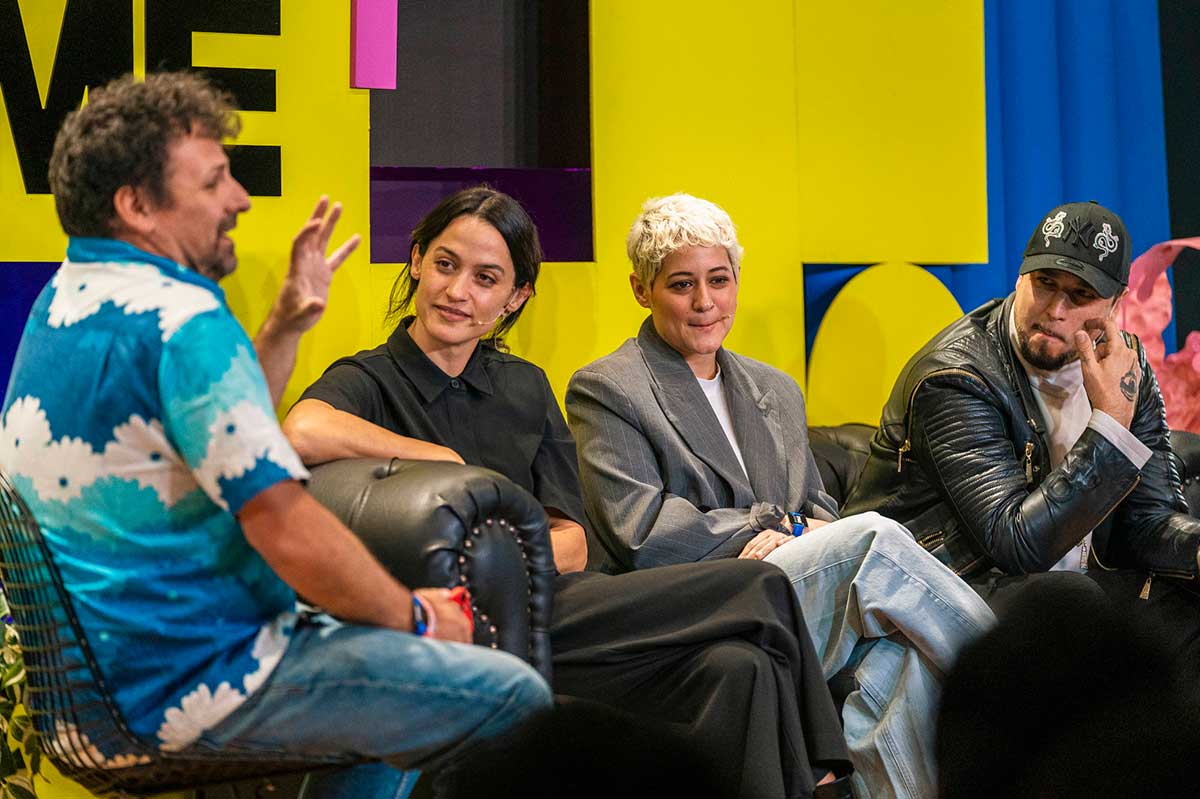 Ángel Carmona, Juana Aguirre, Ella Bric y Dante Spinetta