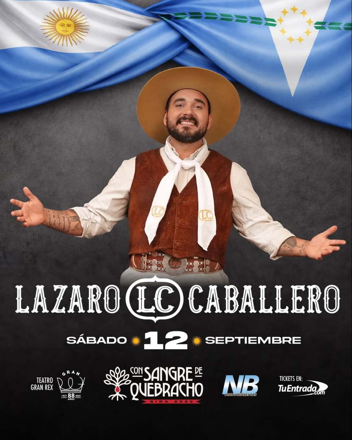 Lázaro Caballero en Teatro Gran Rex