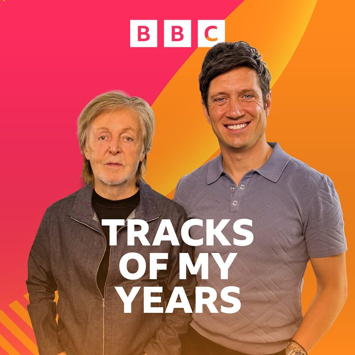 Paul McCartney en la portada del programa Tracks of My Years