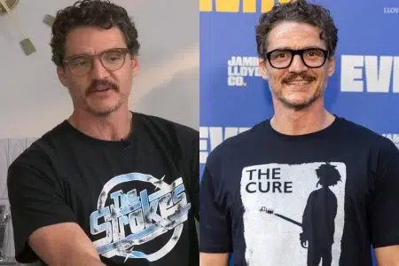 Pedro Pascal reveló el origen de sus famosas remeras de bandas de rock Pedro Pascal usando remeras de bandas