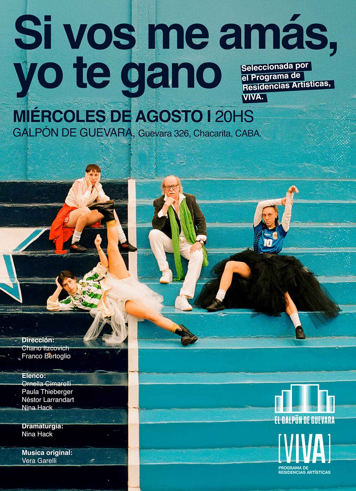 Teatro: Si vos me amás, yo te gano en El Galpón de Guevara