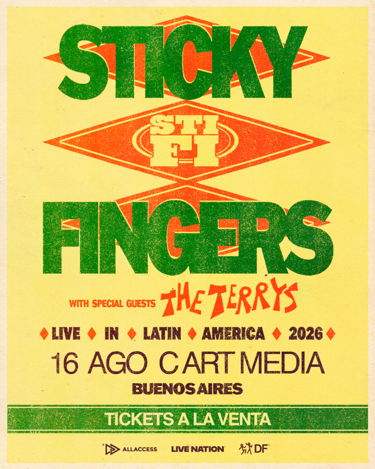 Sticky Fingers en Argentina
