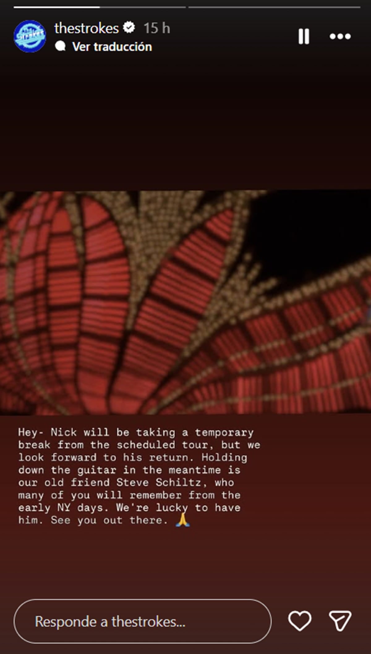El mensaje de The Strokes en redes sobre la salida de Nick Valensi