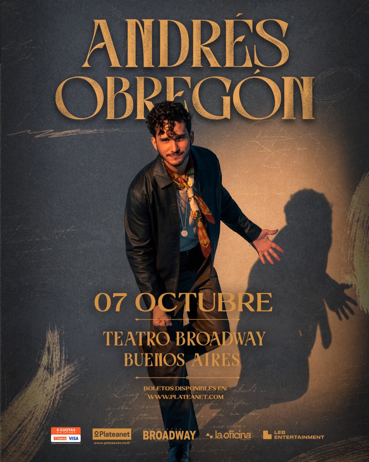 Andrés Obregón en Argentina