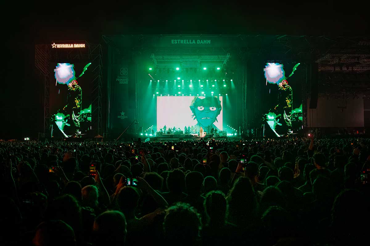 Gorillaz en Primavera Sound Barcelona 2026