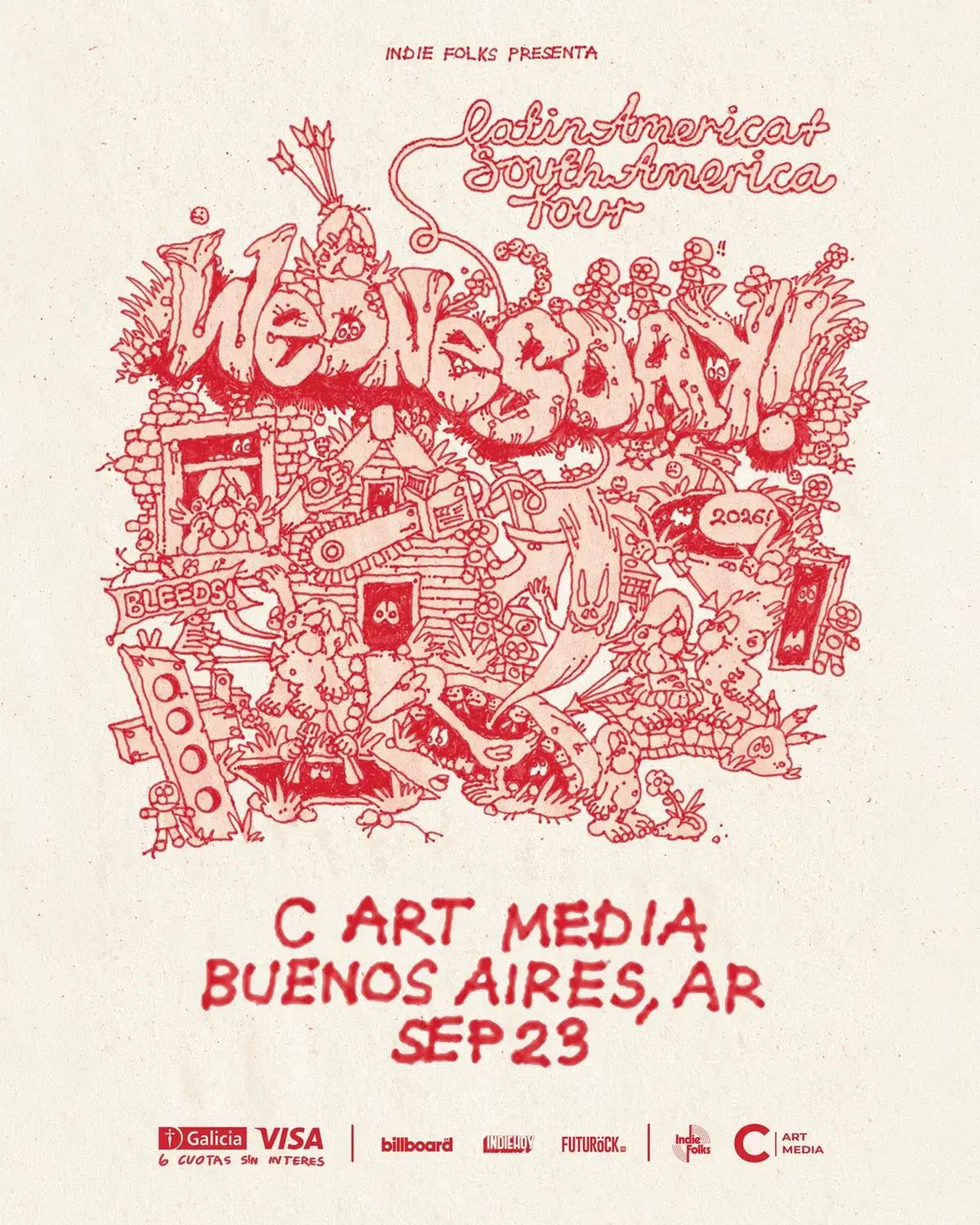 Wednesday en Argentina