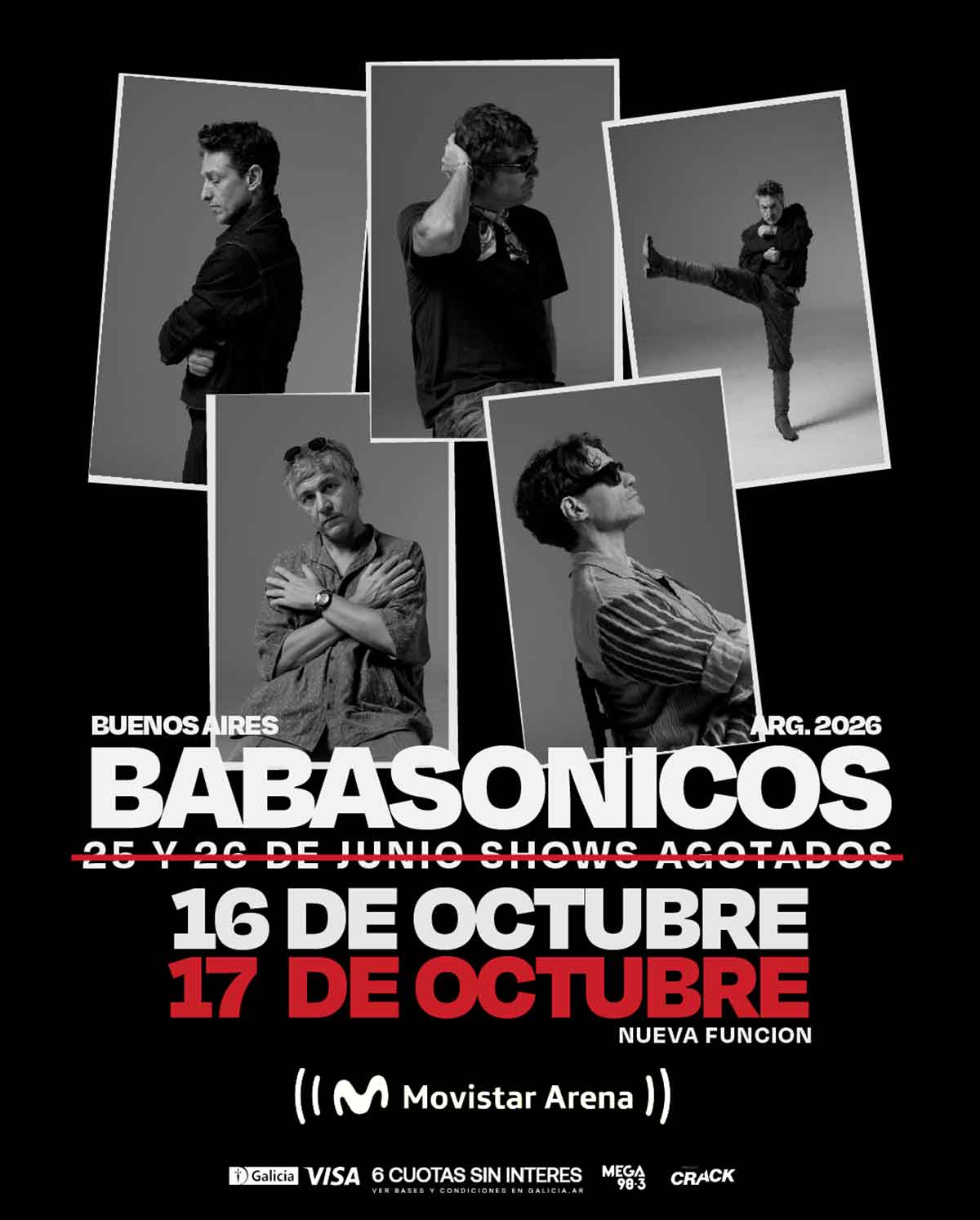 Babasónicos en Movistar Arena
