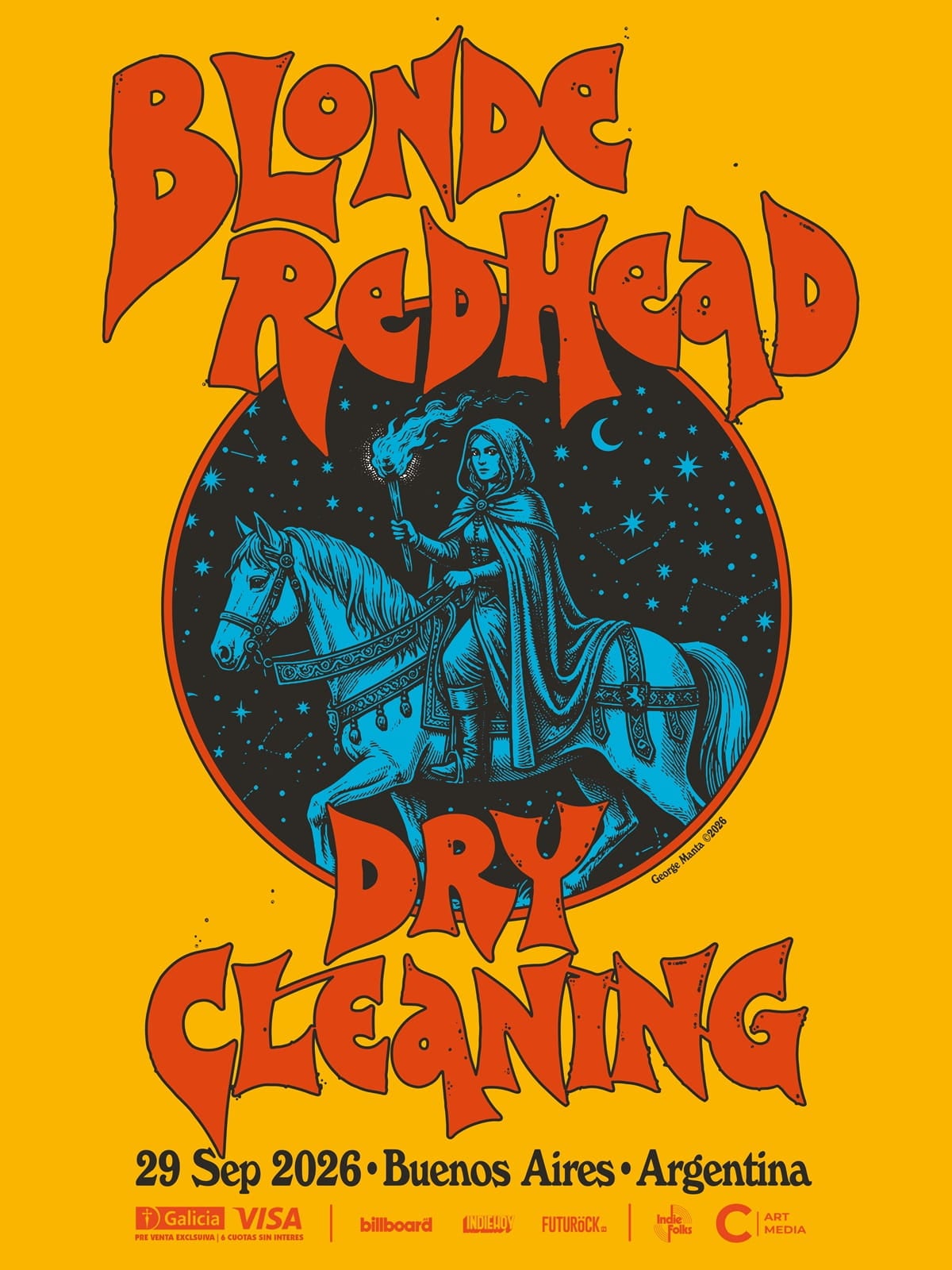 Blonde Redhead y Dry Cleaning en Argentina