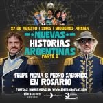 Teatro: Felipe Pigna + Pedro Saborido en Rosario