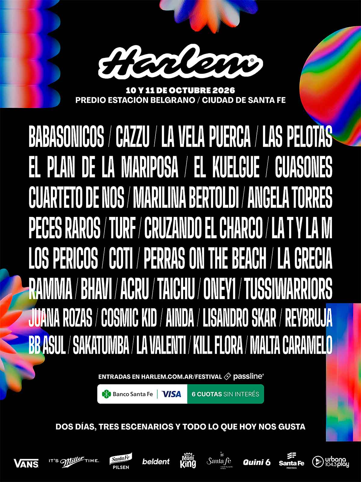 Festival Harlem 2026 en Santa Fe