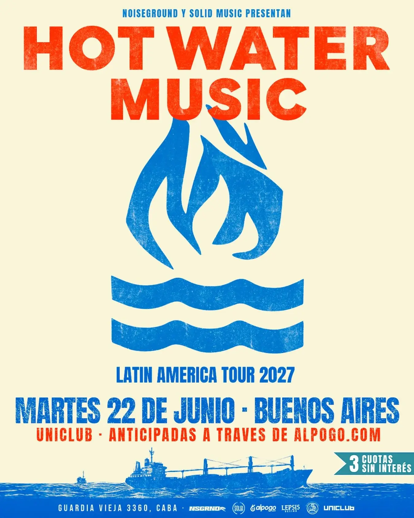 Hot Water Music en Argentina