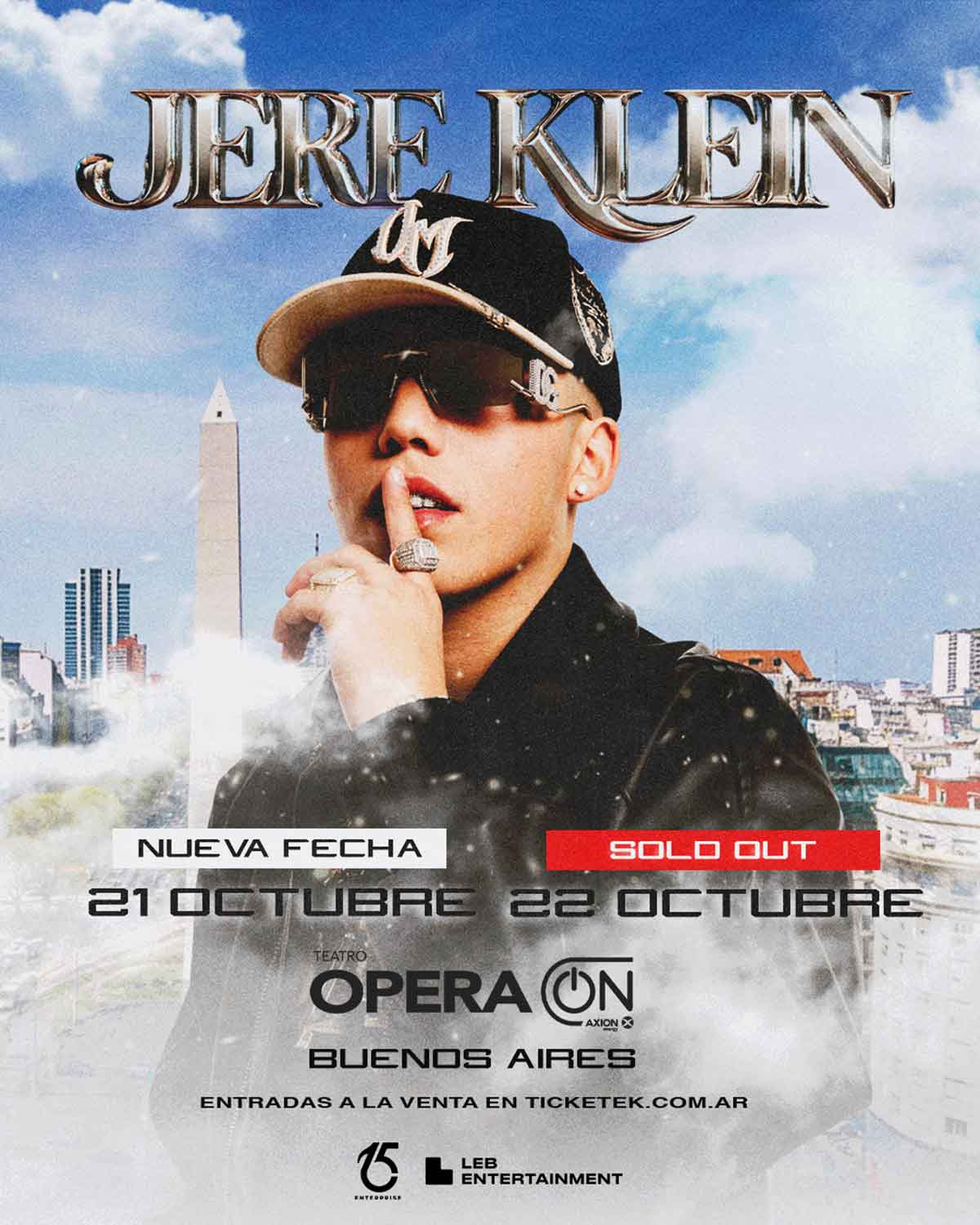 Jere Klein en Argentina