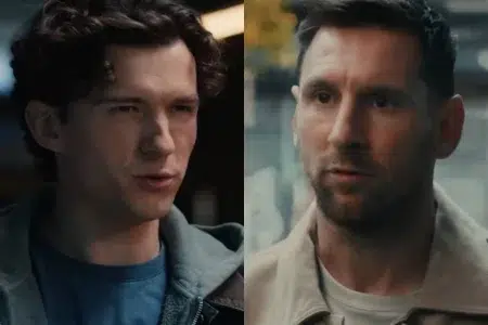 Tom Holland y Lionel Messi