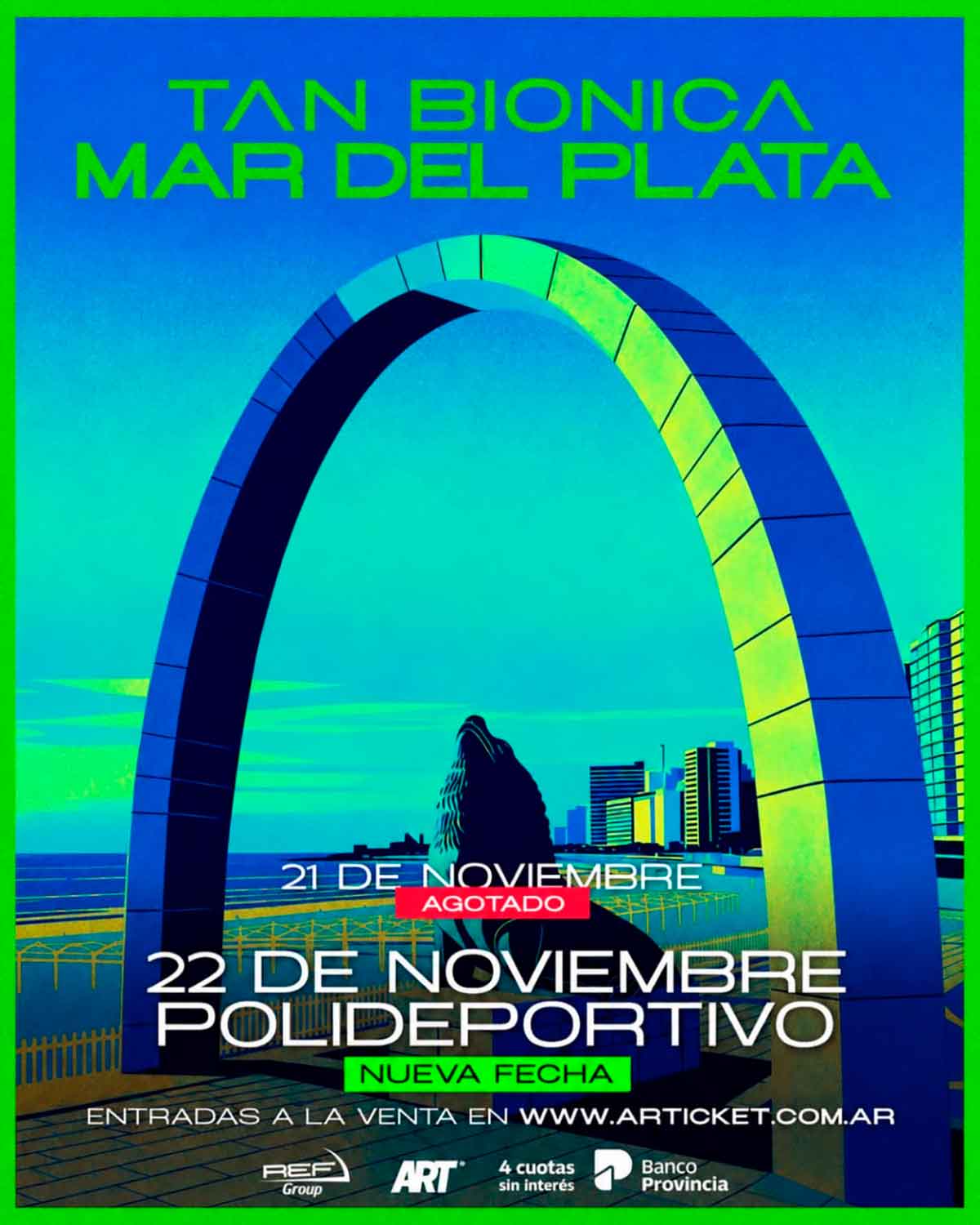 Tan Biónica en Mar del Plata