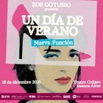 Zoe Gotusso en Teatro Coliseo