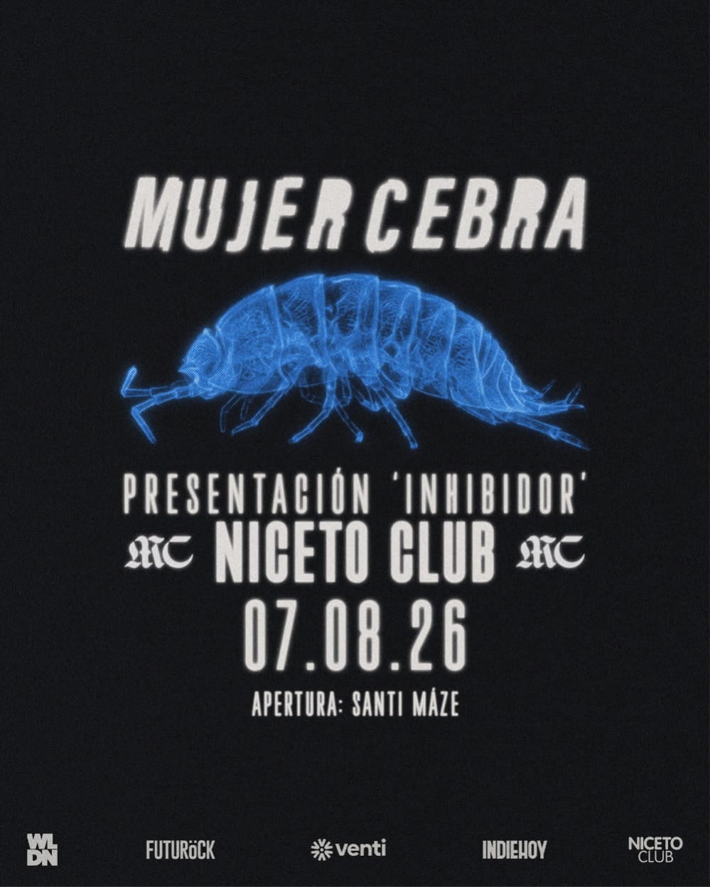 Mujer Cebra en Niceto Club