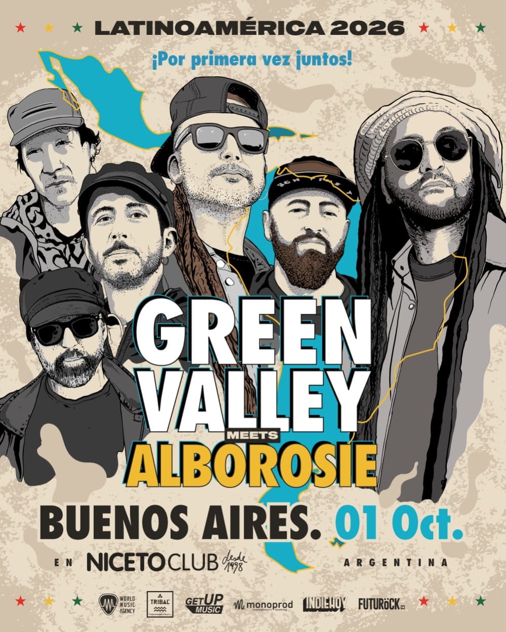 Green Valley meets Alborosie en Niceto Club