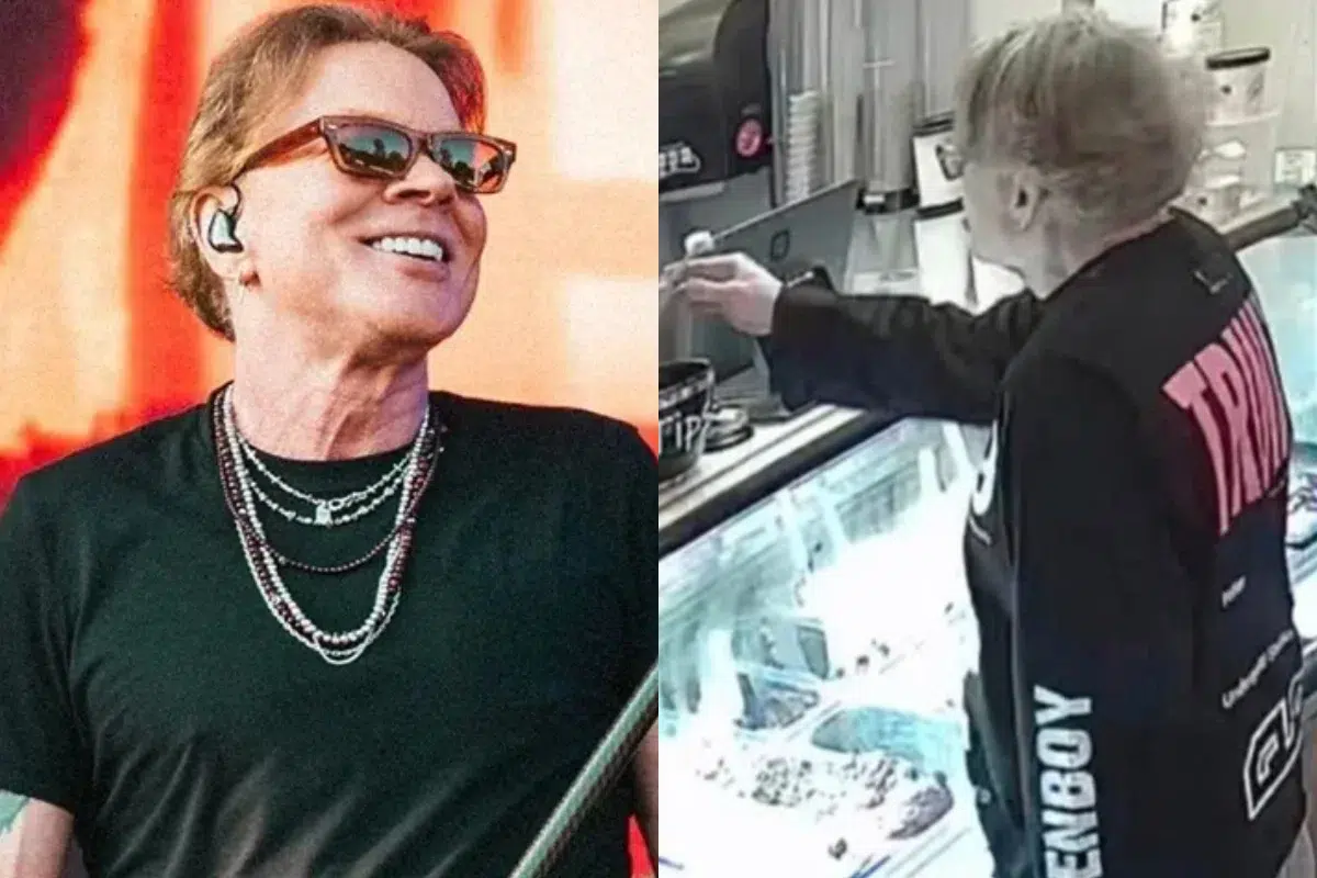 Axl Rose fue visto en una heladería de Nueva York