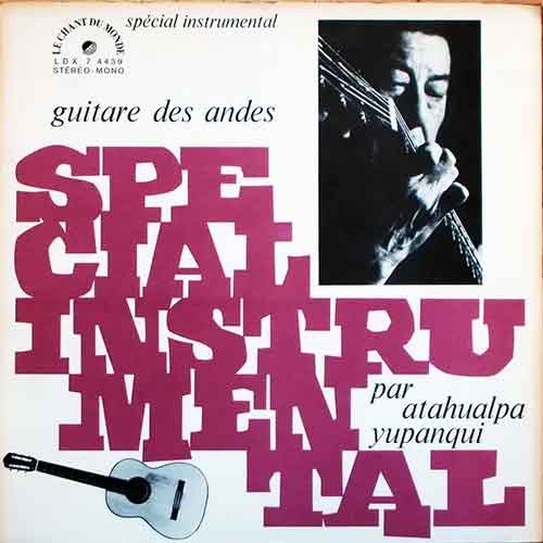 Tapa de Guitare des Andes, disco de Atahualpa Yupanqui