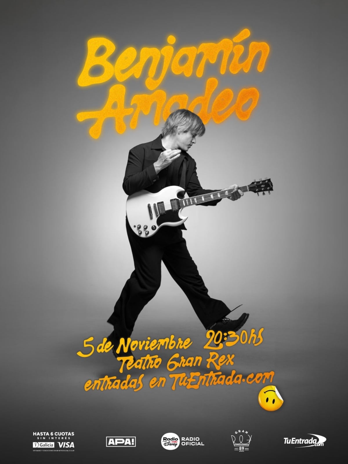 Benjamín Amadeo en Teatro Gran Rex