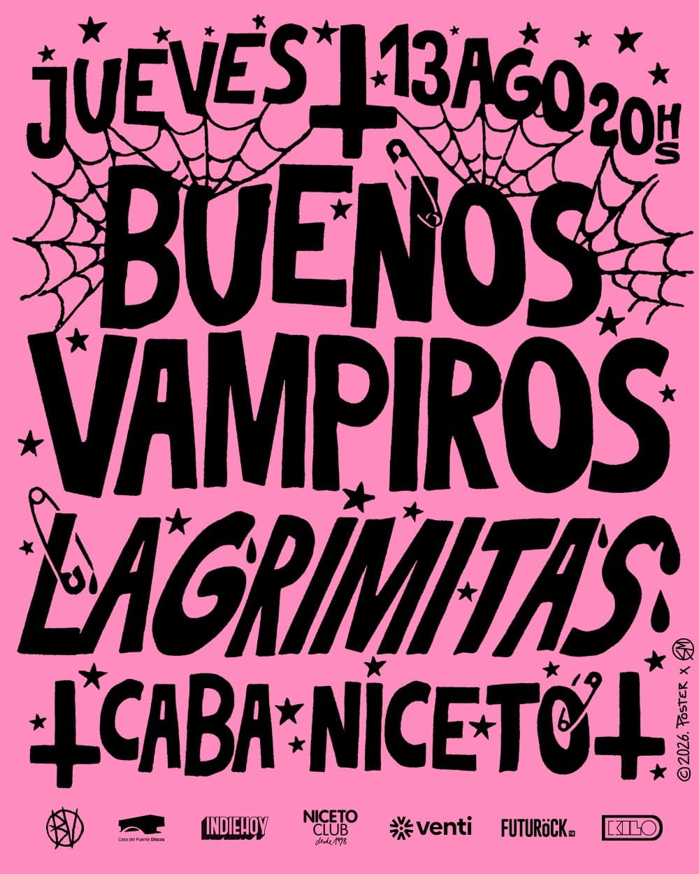 Buenos Vampiros + Lagrimitas en Niceto Club