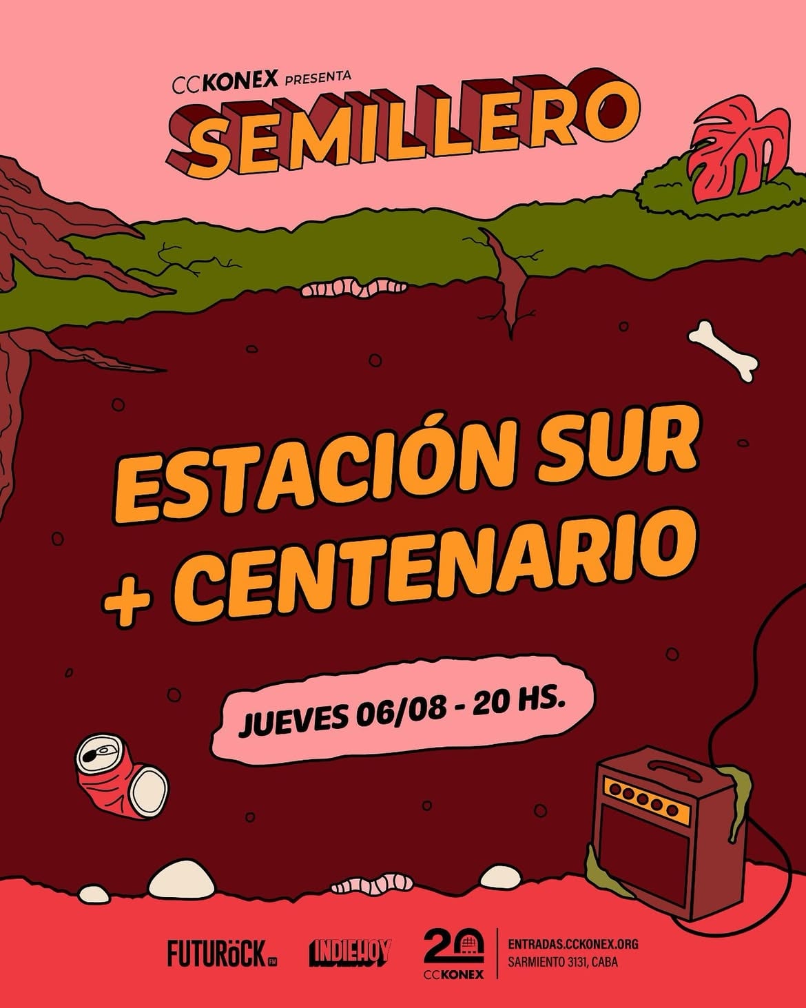 Estación Sur y Centenario en Konex