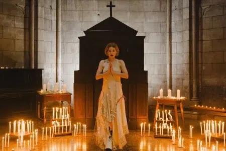 Fransia presenta una sesión en vivo de su disco Fuentes secretas Fransia en la Iglesia de Santa Felicitas