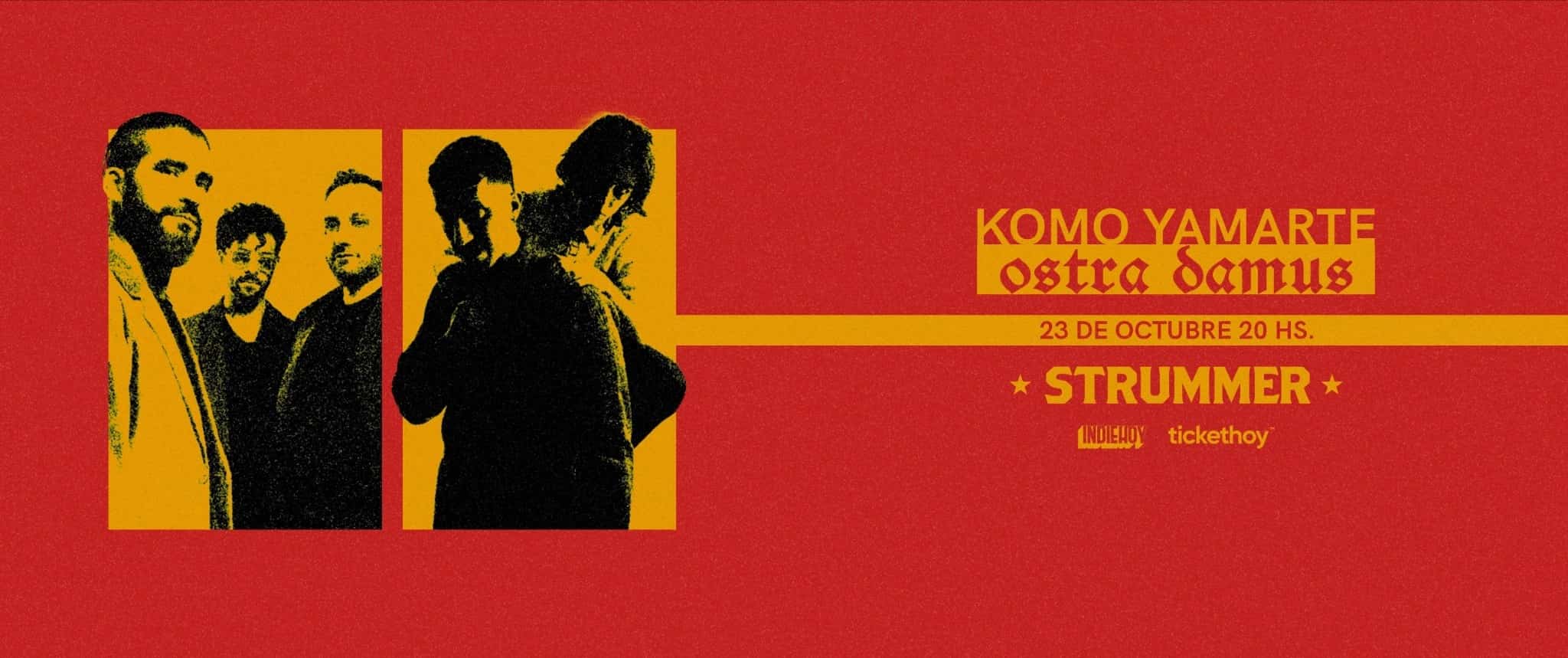 Komo Yamarte + Ostra Damus en Strummer Bar