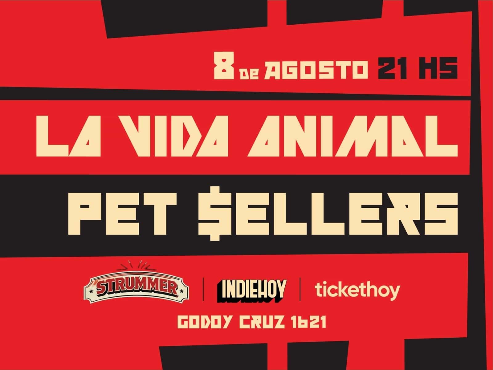 La vida animal + Pet Sellers en Strummer Bar