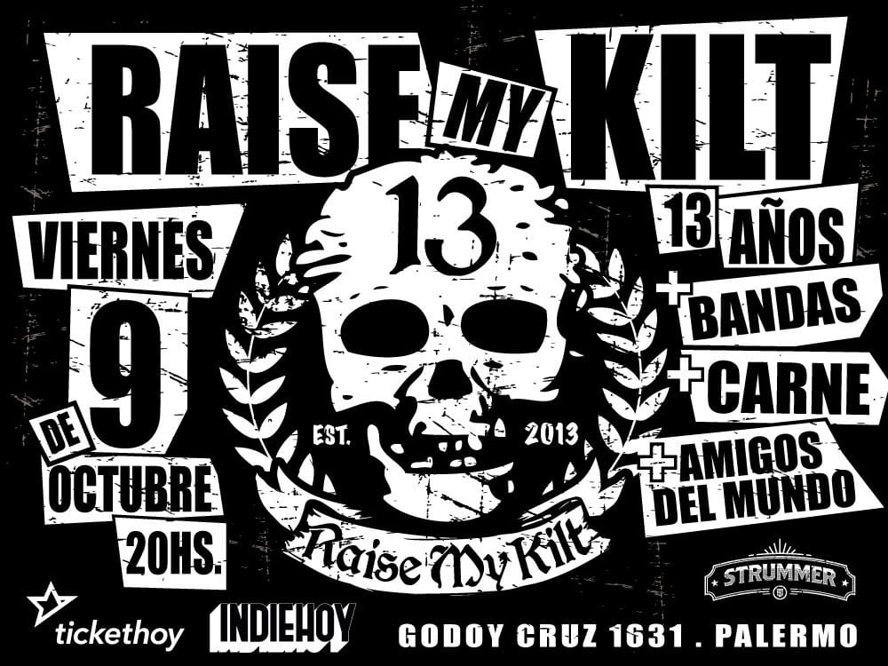 Raise my Kilt en Strummer Bar
